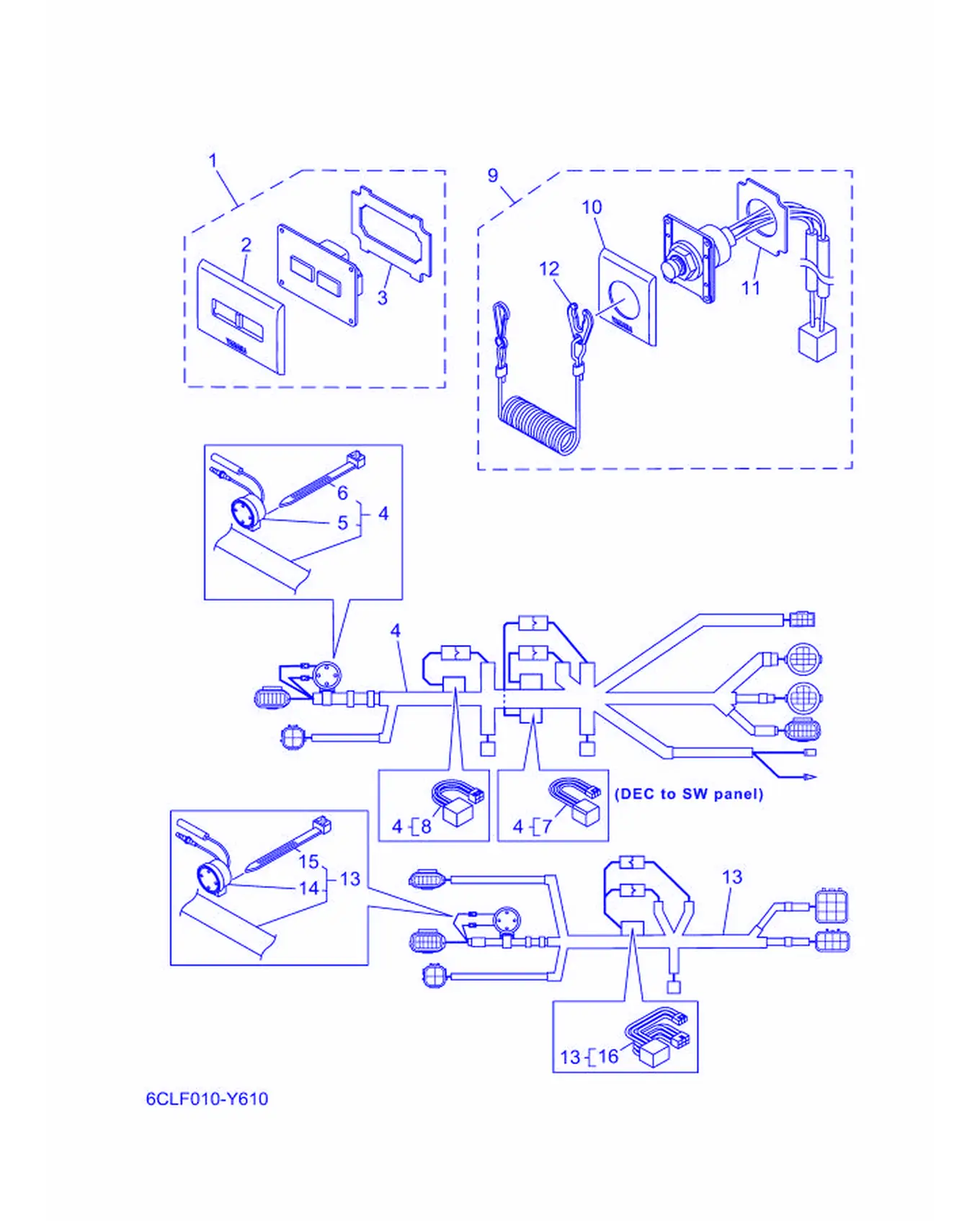 スイツチ & パネル 9 (EKS, ツイン)爆炸图